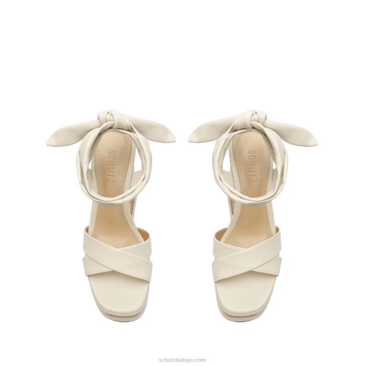 Schutz N42F478vitoria deri sandalet inci