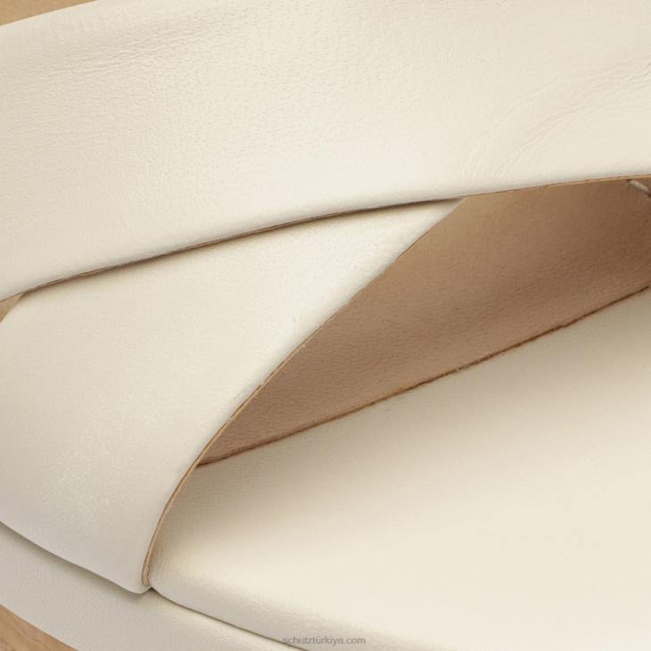 Schutz N42F478vitoria deri sandalet inci