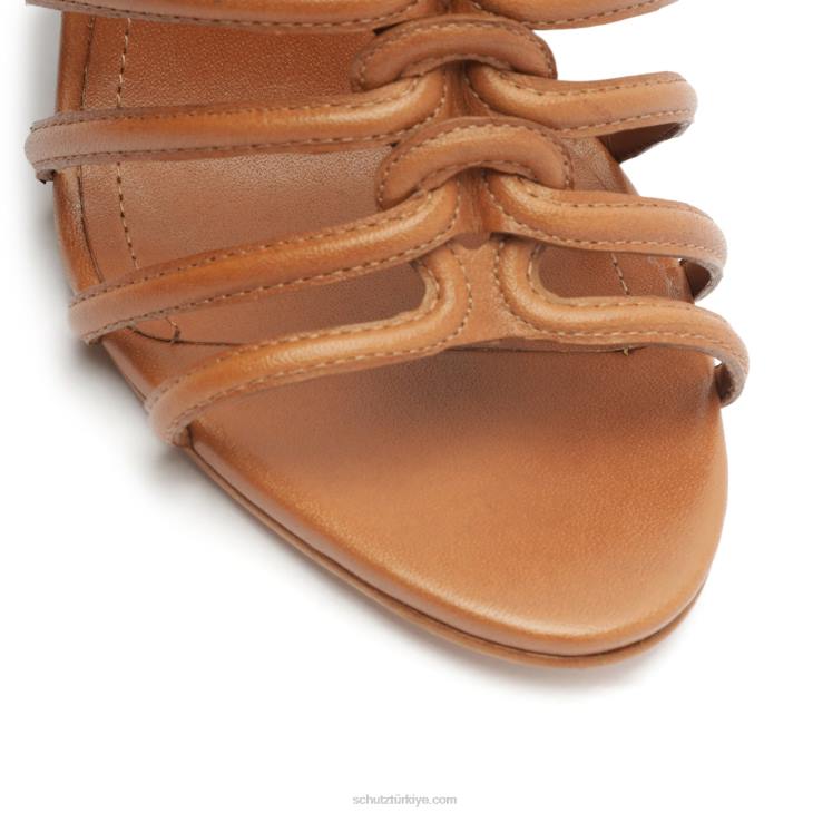Schutz N42F483octavia dana derisi sandalet yeni ahşap