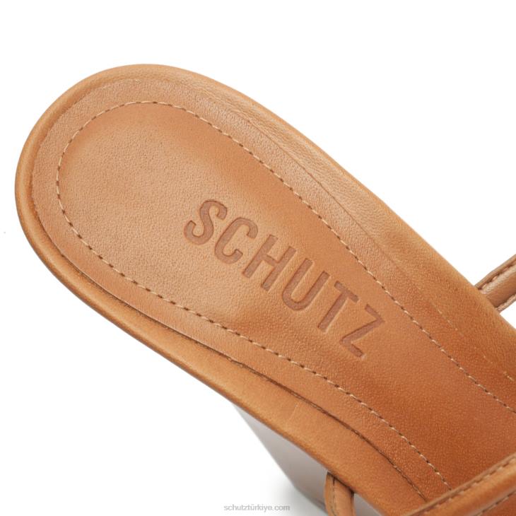 Schutz N42F483octavia dana derisi sandalet yeni ahşap