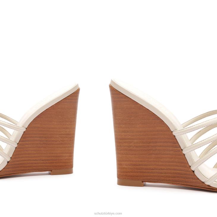 Schutz N42F484octavia dana derisi sandalet inci