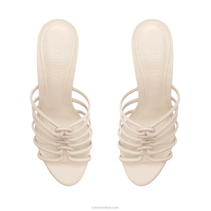 Schutz N42F484octavia dana derisi sandalet inci