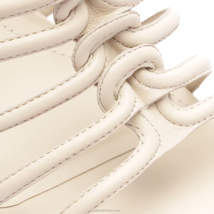 Schutz N42F484octavia dana derisi sandalet inci