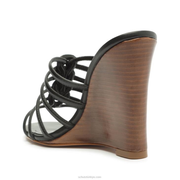 Schutz N42F485octavia dana derisi sandalet siyah