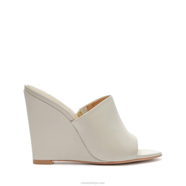 Schutz N42F492Lucy gündelik Nappa deri sandalet inci