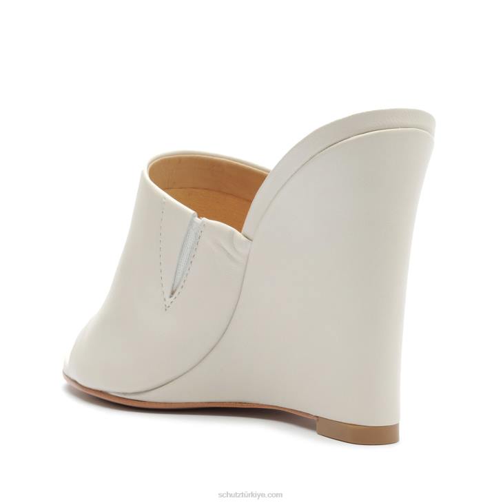 Schutz N42F492Lucy gündelik Nappa deri sandalet inci