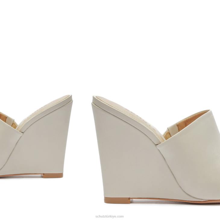 Schutz N42F492Lucy gündelik Nappa deri sandalet inci