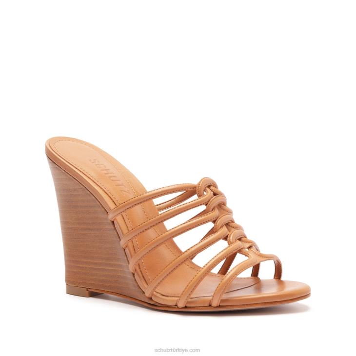 Schutz N42F494octavia dana derisi sandalet bal şeftali
