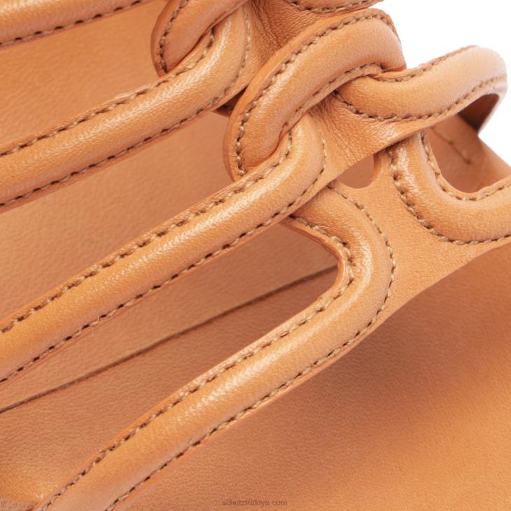 Schutz N42F494octavia dana derisi sandalet bal şeftali