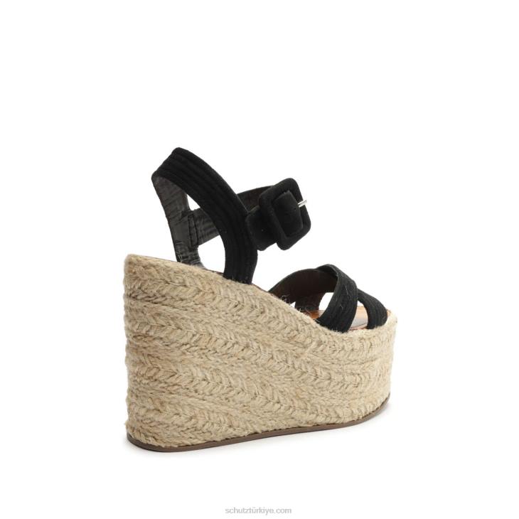 Schutz N42F496blisse nubuk sandalet siyah