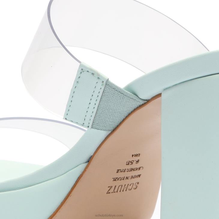 Schutz N42F109ariella platform vinil sandalet yumuşak gökyüzü