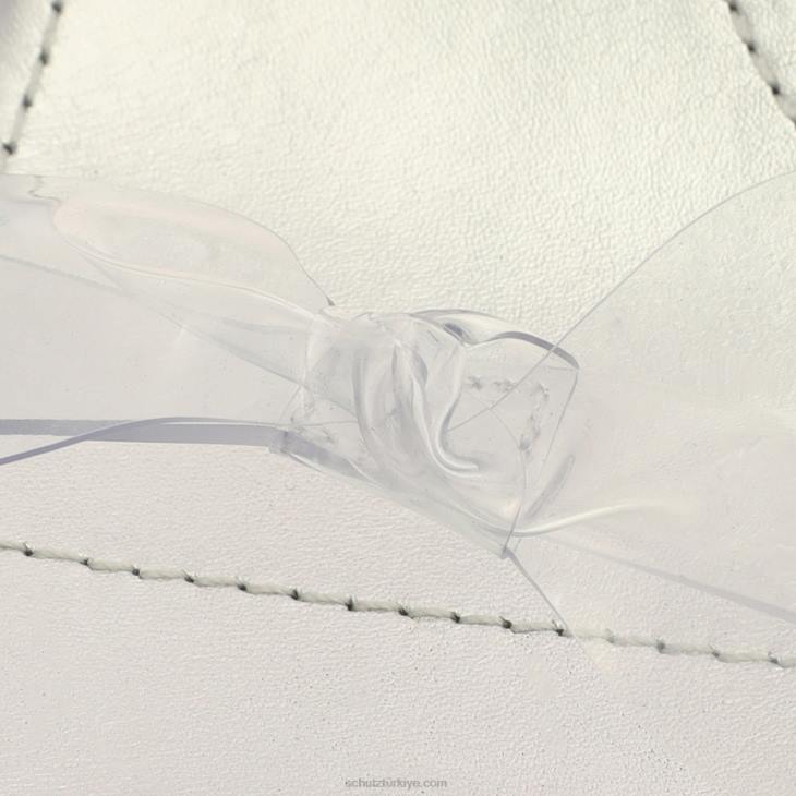 Schutz N42F123elyda orta blok sandalet gümüş