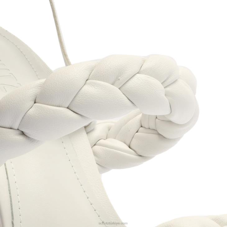 Schutz N42F124zarda yüksek blok sandalet beyaz