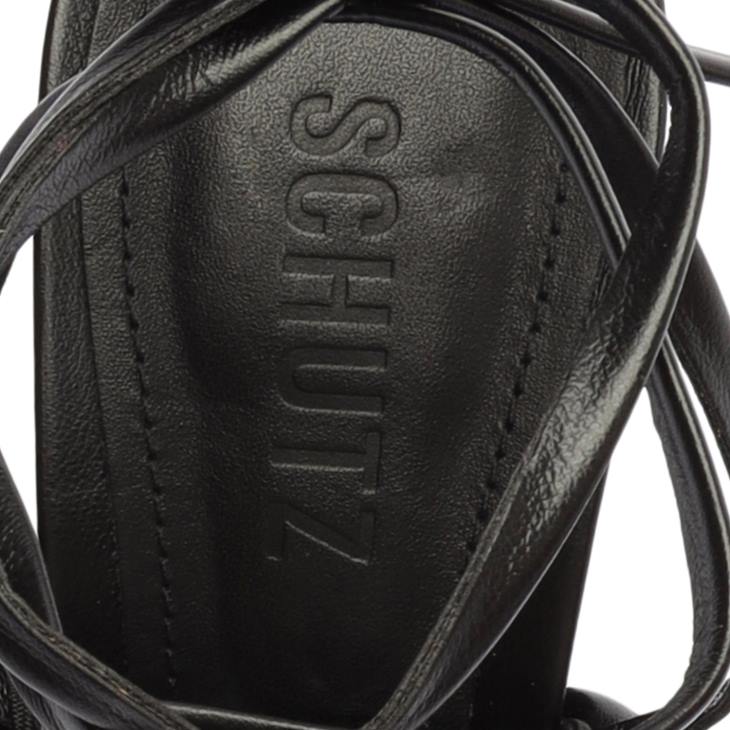 Schutz N42F125zarda yüksek blok sandalet siyah