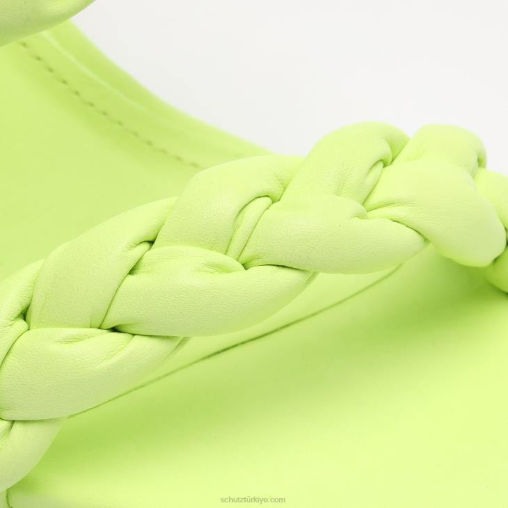 Schutz N42F126zarda yüksek blok sandalet yeşil taze