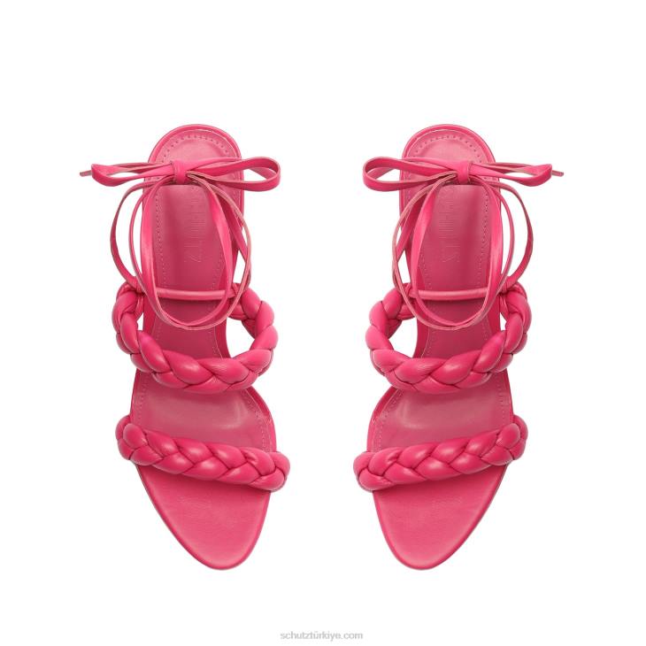 Schutz N42F135zarda yüksek blok sandalet sıcak pembe