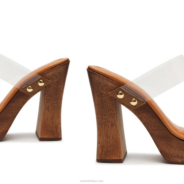 Schutz N42F136aryana vinil sandalet odun