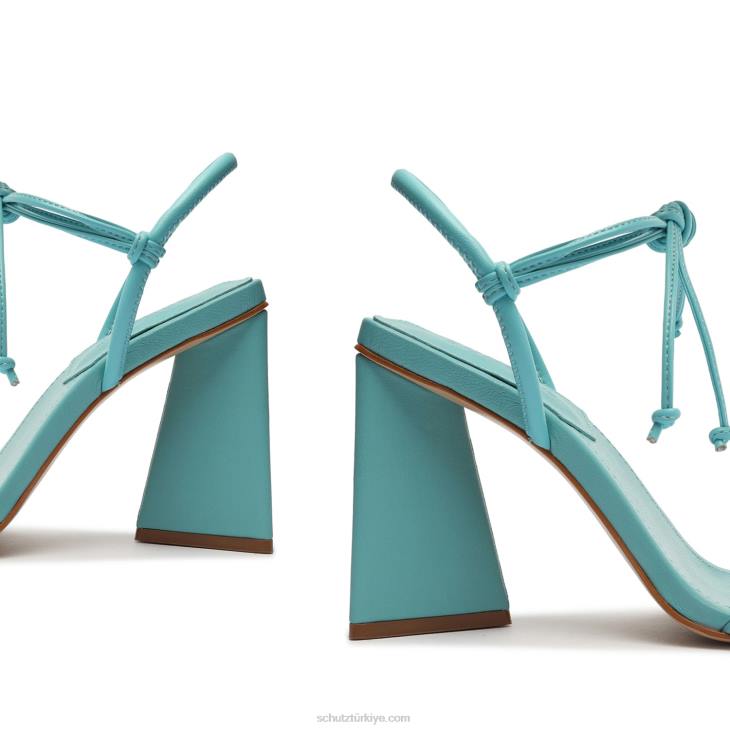 Schutz N42F142gianna nappa deri sandalet nehir suyu