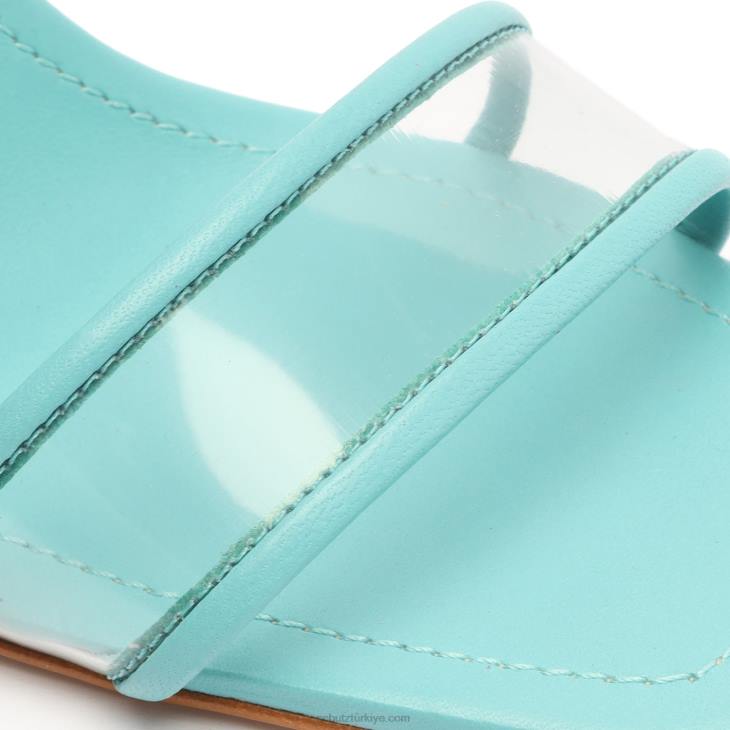 Schutz N42F142gianna nappa deri sandalet nehir suyu