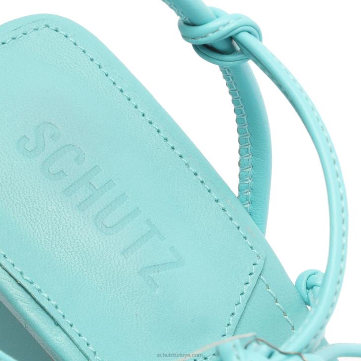 Schutz N42F142gianna nappa deri sandalet nehir suyu