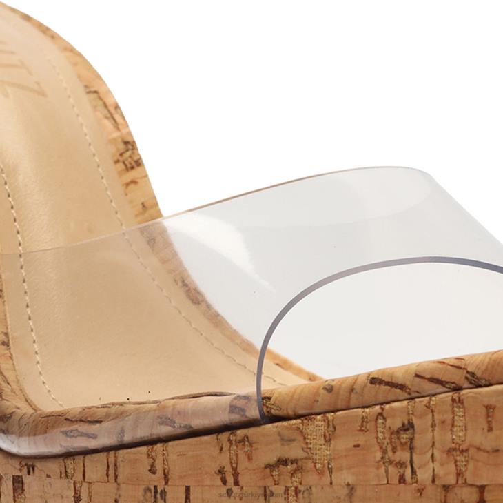 Schutz N42F148haila vinil ve mantar sandalet doğal mantar