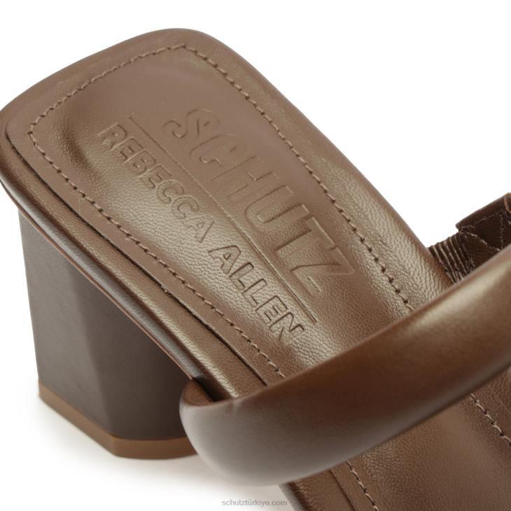 Schutz N42F199ully lo rebecca allen nappa deri sandalet çıplak ben