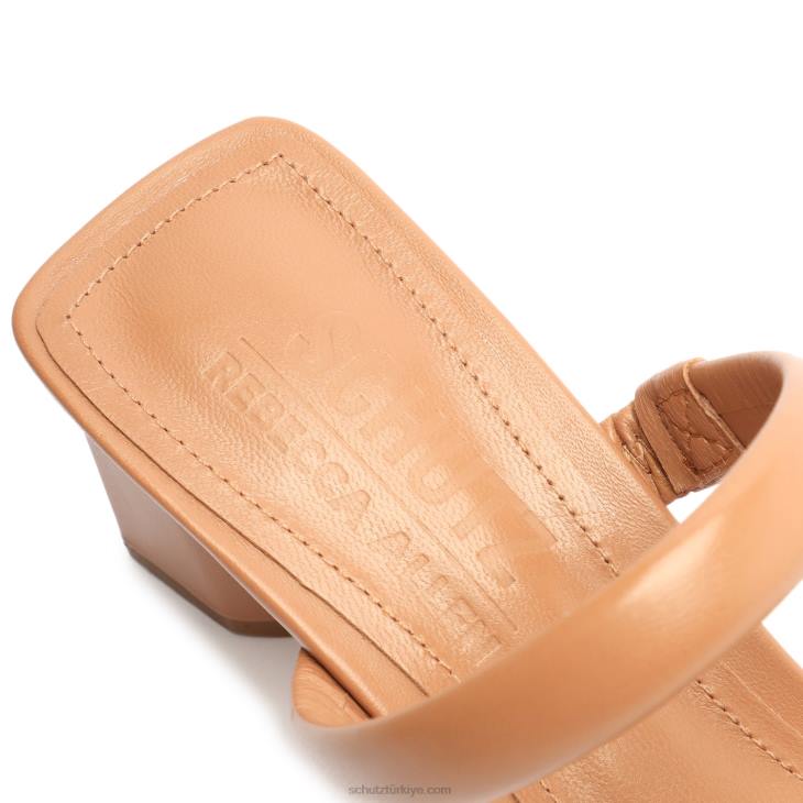 Schutz N42F201ully lo rebecca allen nappa deri sandalet çıplak iii