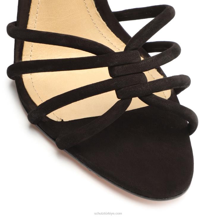 Schutz N42F226rachel nubuk sandalet siyah