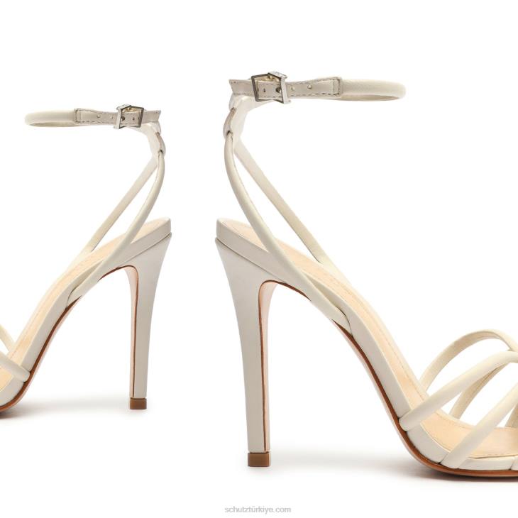 Schutz N42F227rachel nappa deri sandalet inci