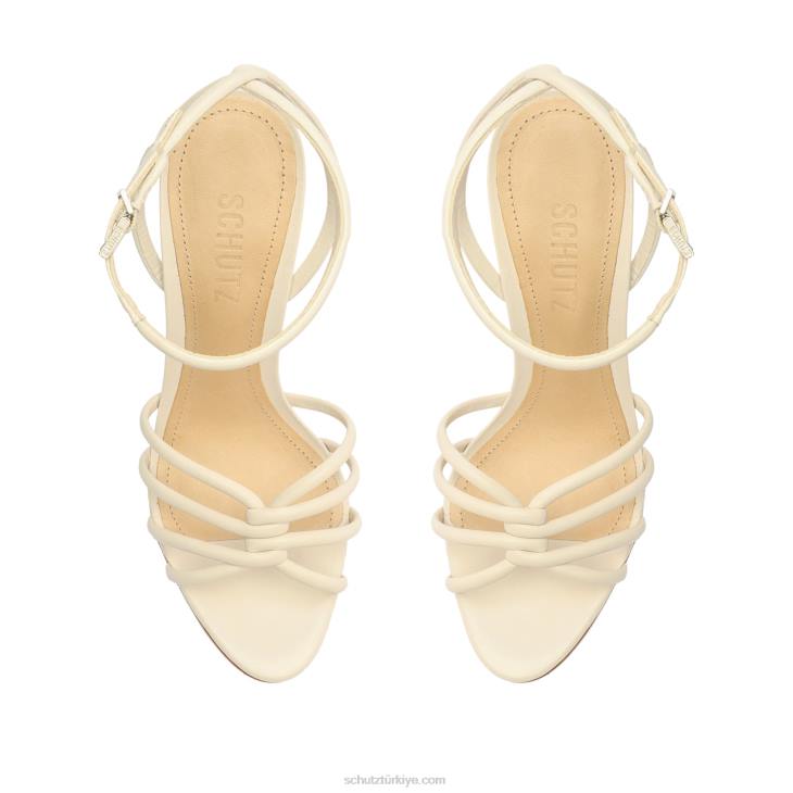 Schutz N42F227rachel nappa deri sandalet inci
