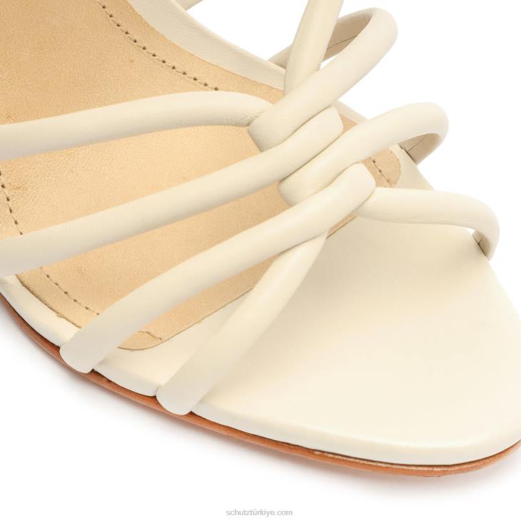 Schutz N42F227rachel nappa deri sandalet inci