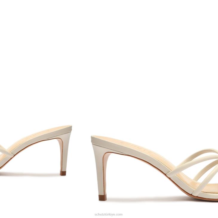 Schutz N42F235rachel gündelik Nappa deri sandalet inci