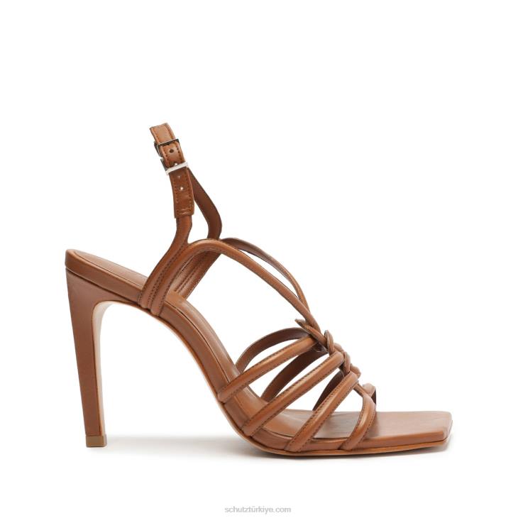 Schutz N42F249octavia dana derisi sandalet yeni ahşap