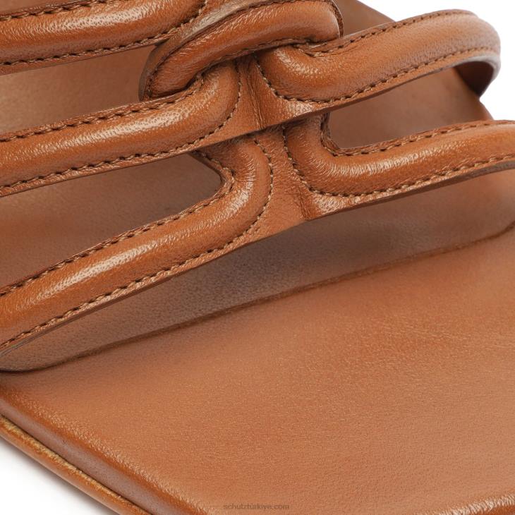 Schutz N42F249octavia dana derisi sandalet yeni ahşap