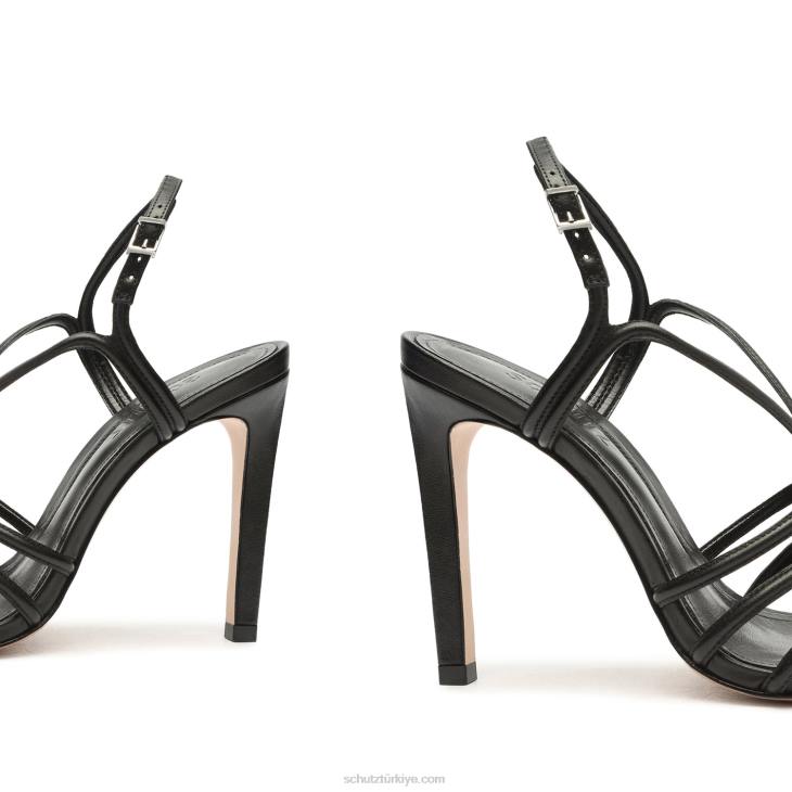 Schutz N42F250octavia dana derisi sandalet siyah