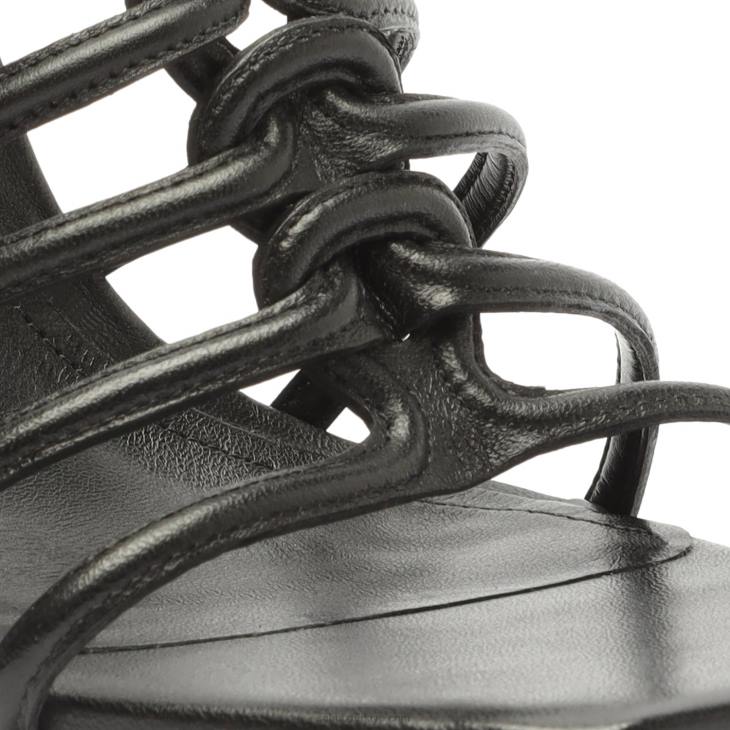 Schutz N42F250octavia dana derisi sandalet siyah