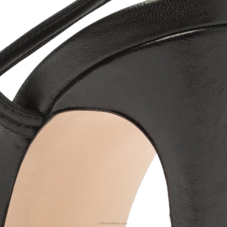 Schutz N42F250octavia dana derisi sandalet siyah