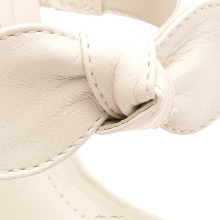 Schutz N42F258alia yüksek napa deri sandalet inci