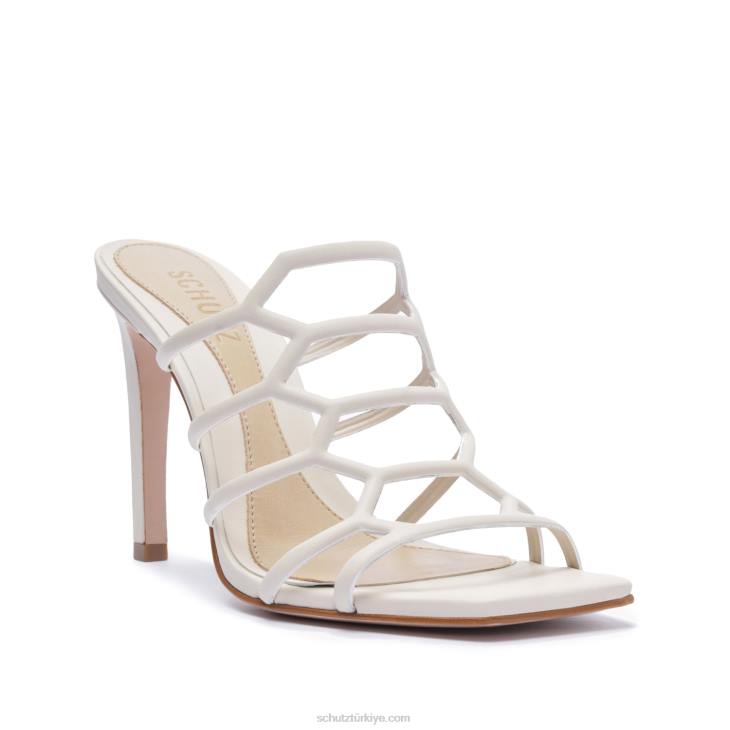 Schutz N42F263julianna hafta sonu Nappa deri sandalet inci