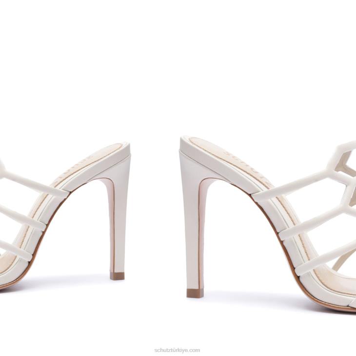 Schutz N42F263julianna hafta sonu Nappa deri sandalet inci