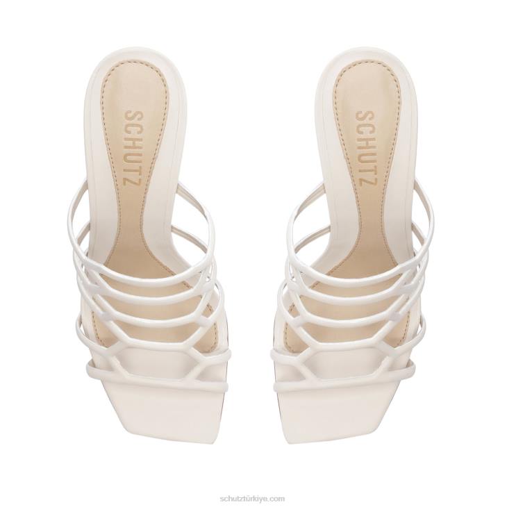 Schutz N42F263julianna hafta sonu Nappa deri sandalet inci