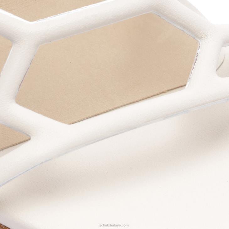 Schutz N42F263julianna hafta sonu Nappa deri sandalet inci