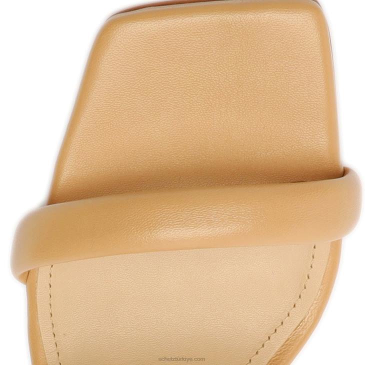 Schutz N42F26ully nappa deri sandalet açık bej