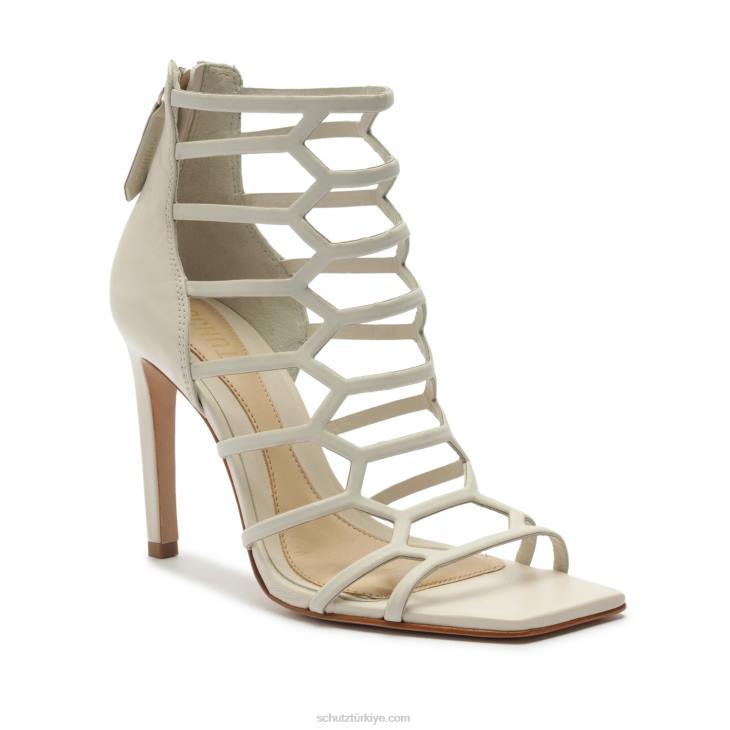 Schutz N42F274julianna nappa deri sandalet inci