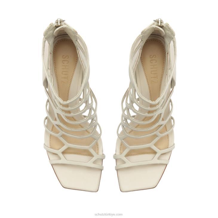 Schutz N42F274julianna nappa deri sandalet inci