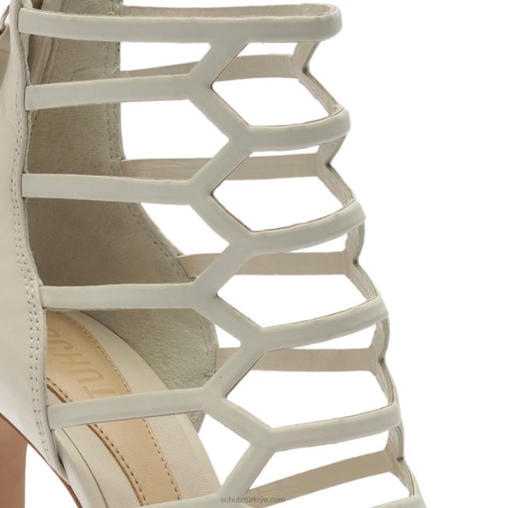 Schutz N42F274julianna nappa deri sandalet inci