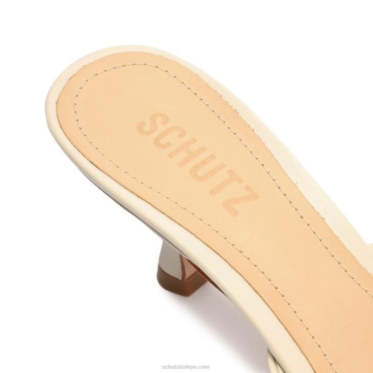 Schutz N42F277dethalia nappa deri sandalet inci