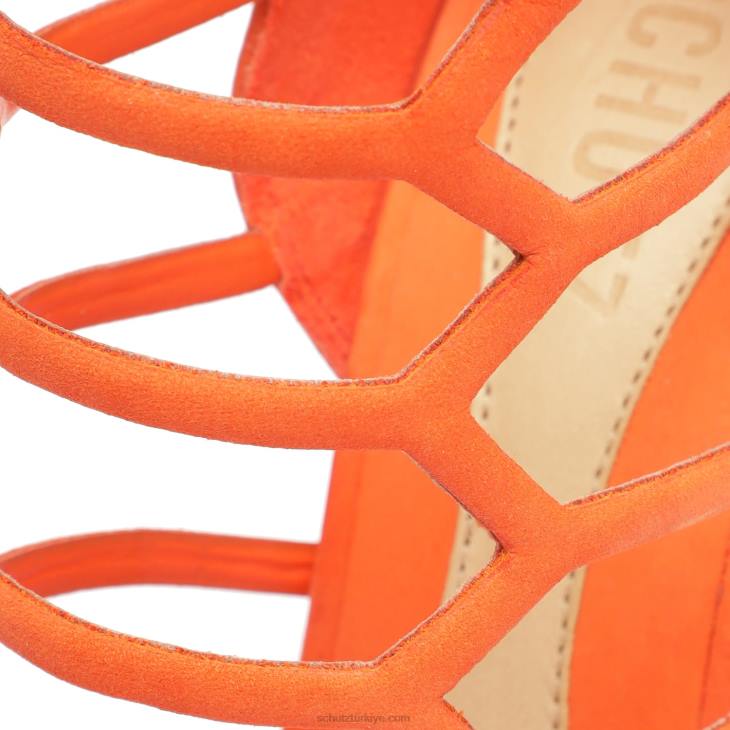 Schutz N42F278julianna nubuk sandalet alev turuncu