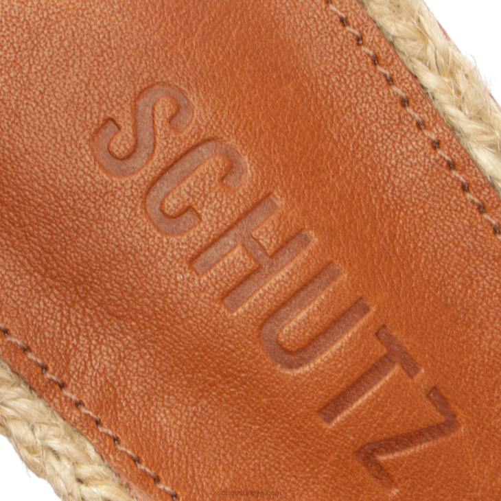 Schutz N42F280marbella mid atanado deri sandalet yeni ahşap