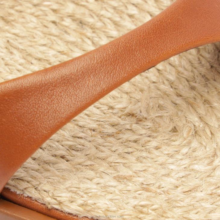 Schutz N42F280marbella mid atanado deri sandalet yeni ahşap